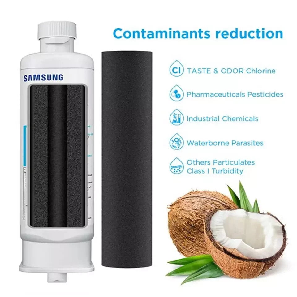 2 PACK Genuine Samsung DA97-17376B HAF-QIN/EXP REFRIGERATOR Water Filter