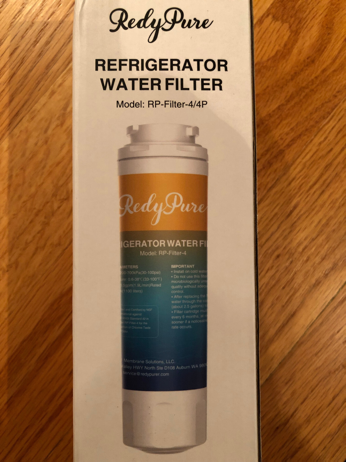 RedyPure UKF8001 UKF8001AXX-750 or -200 Refrigerator Water Filter 3-pk ~ NIB