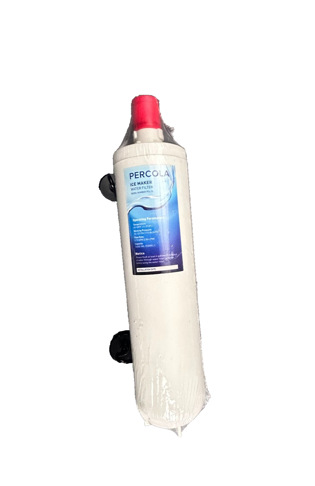 Percola Ice Maker Water Filter RC-32 Inline Refrigerator Replacement Cartridge