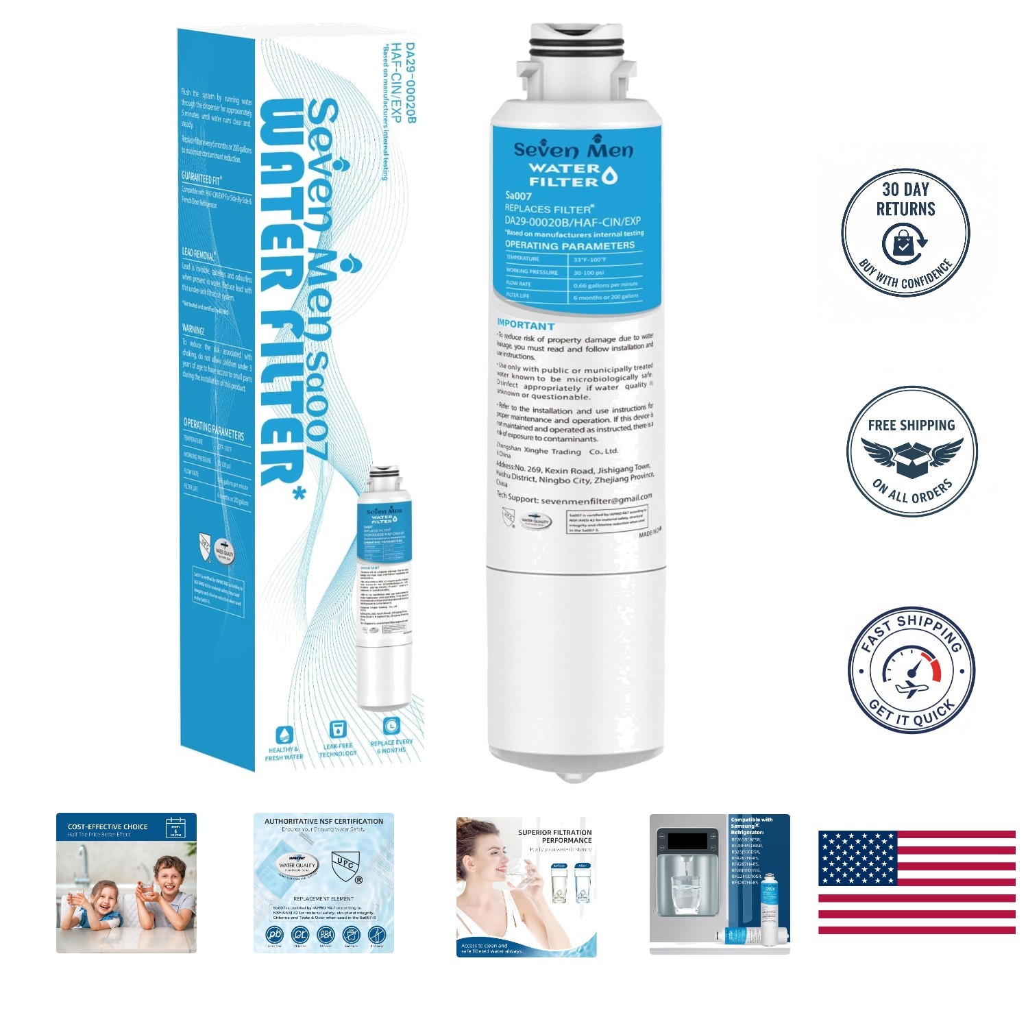 DA29-00020B Samsung Water Filter – Removes Impurities, Great Taste Guaranteed