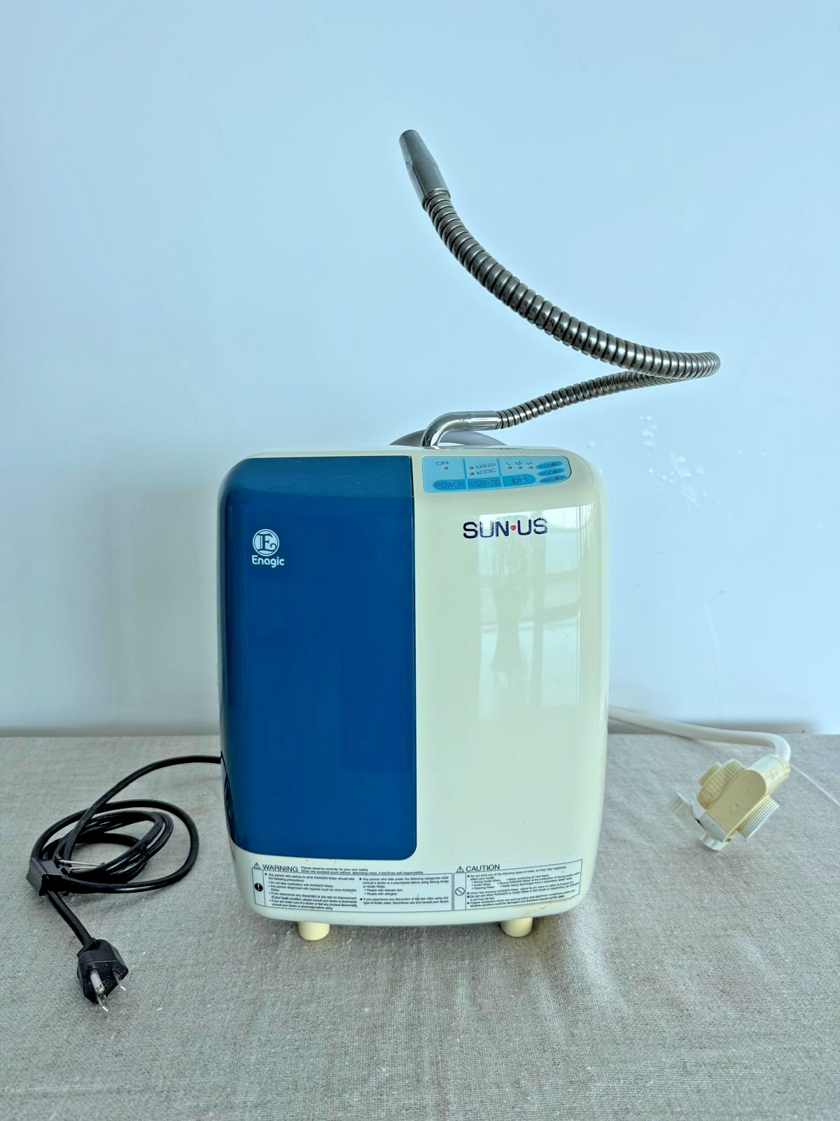 Enagic SUNUS TYH-51E Kangen Water Ionizer Generator Alkaline Filter Tested