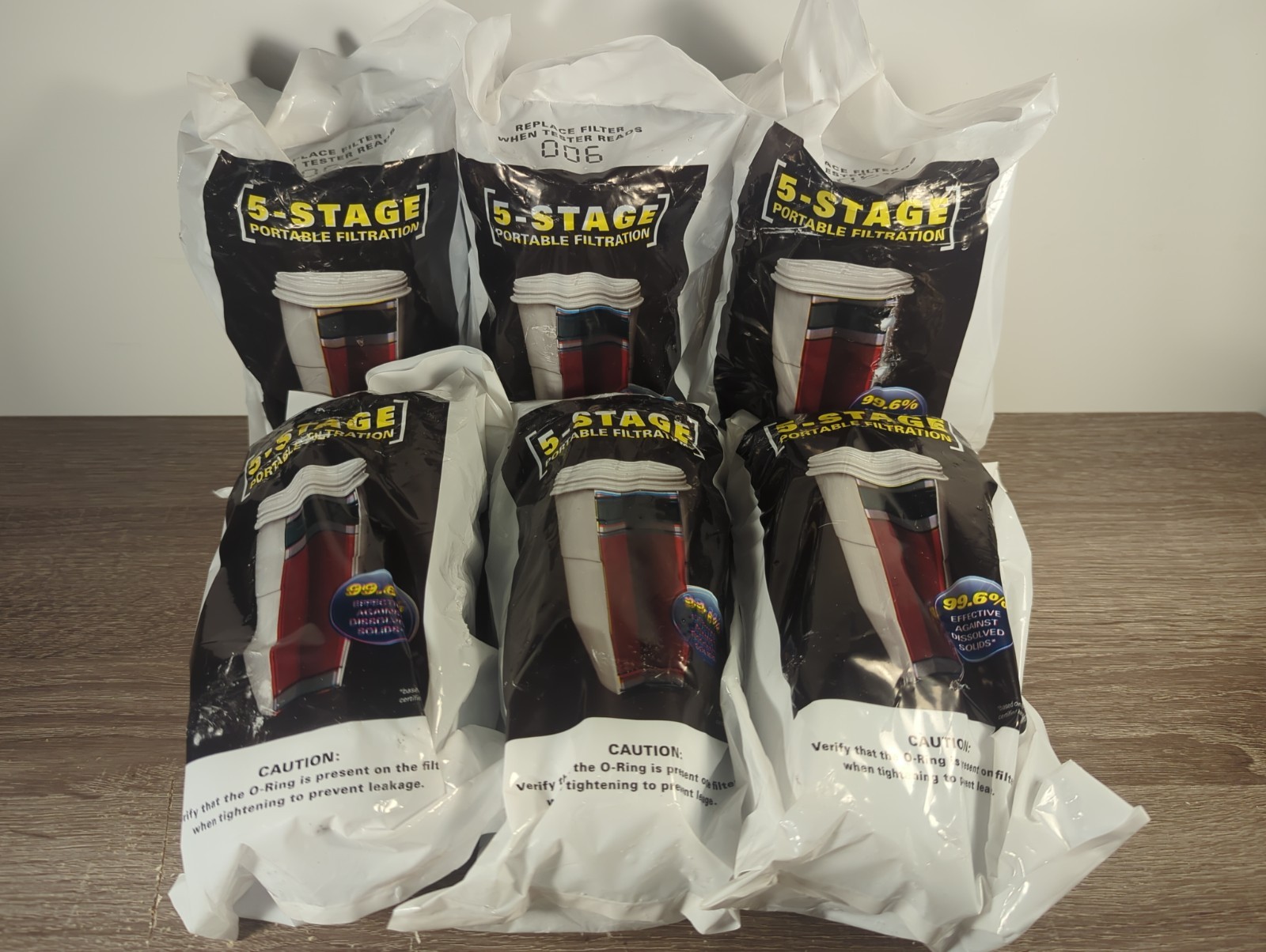 6x Zero Water 5 Stage Advanced Filtration Replacement Filter-New in package