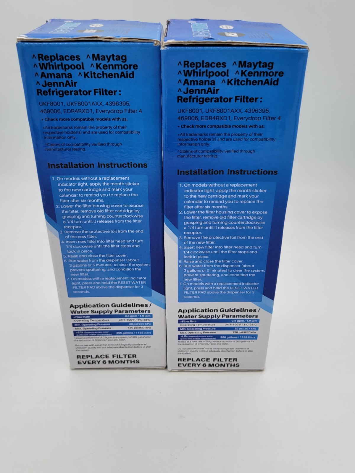 2 Packs IcePure Refrigerator Water Filter Replacement Filter RWF0900A
