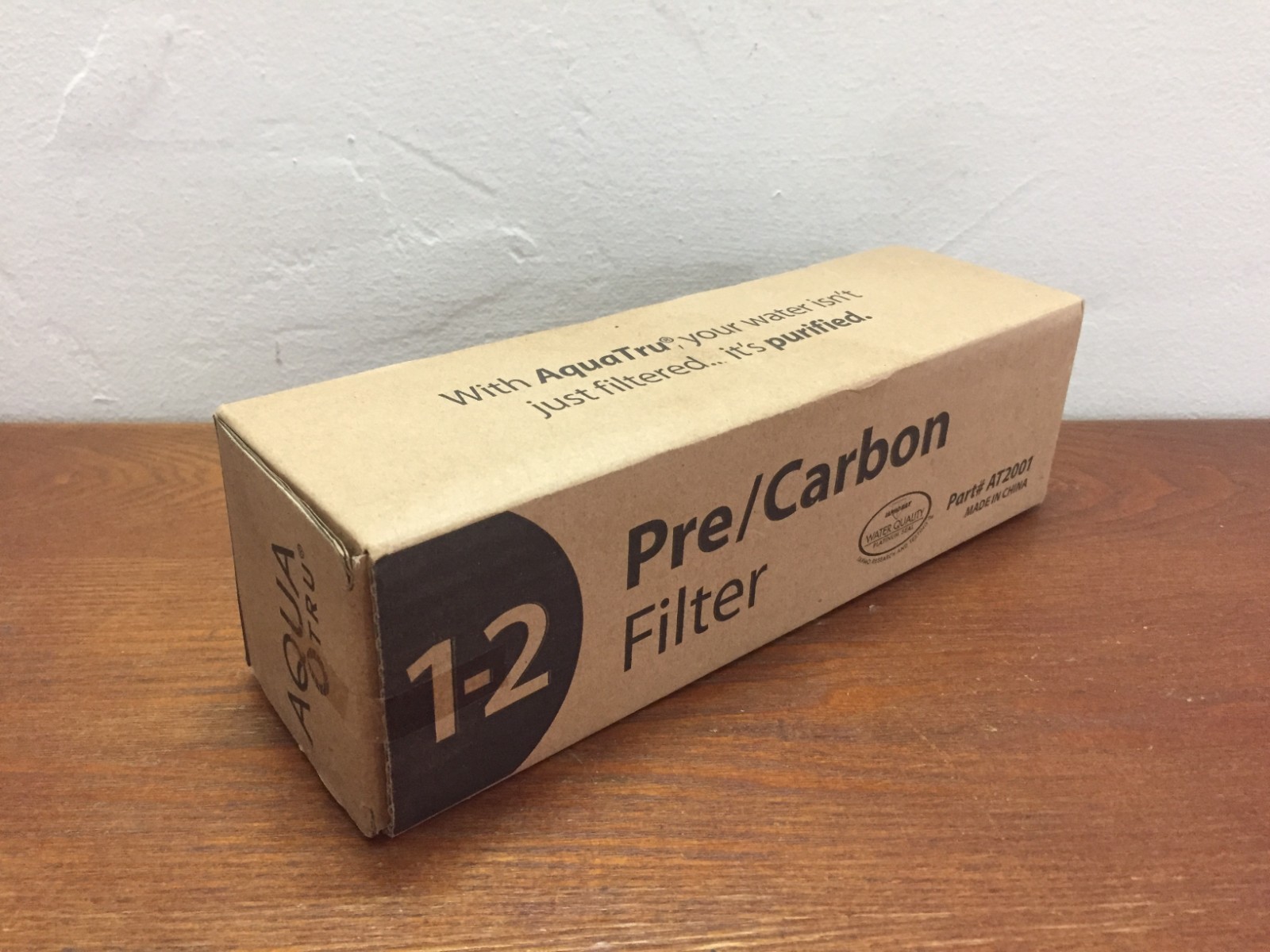 AquaTru Pre/Carbon Water Filter Stages 1-2 Part# AT2001 – New – Sealed