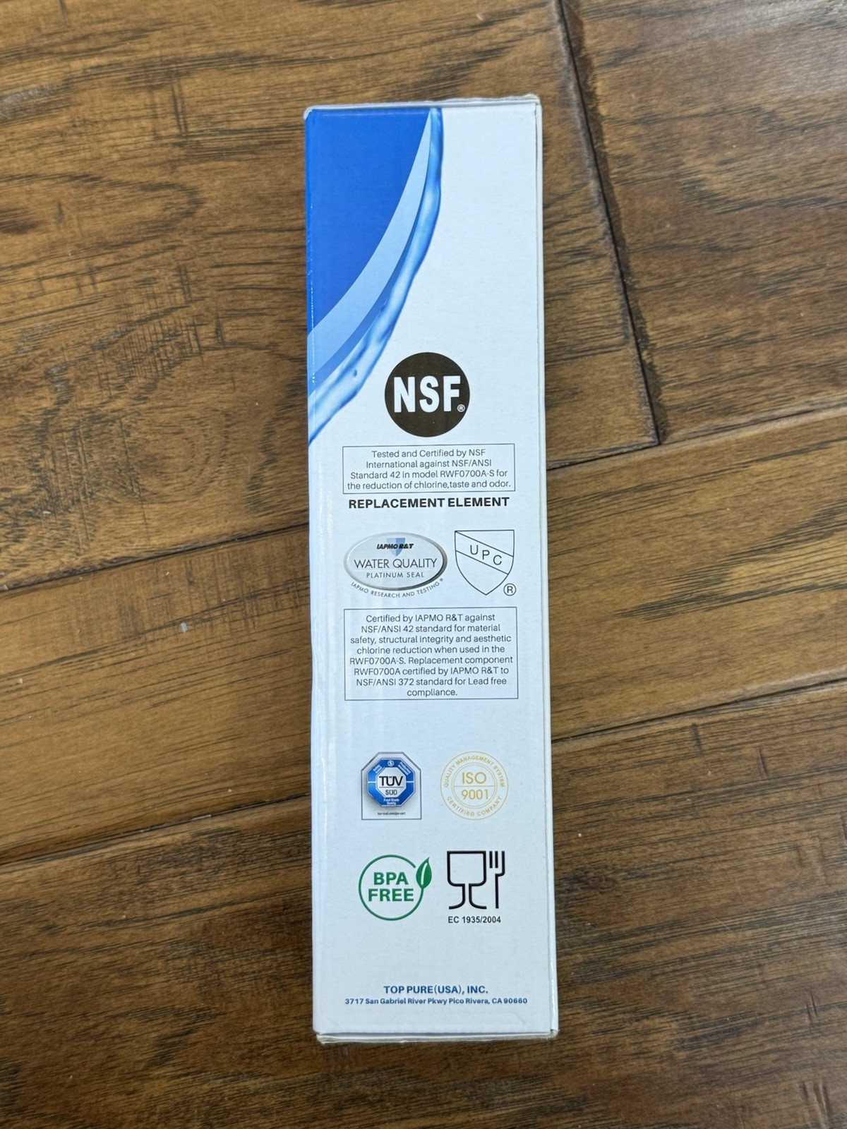 NEW Icepure RWF0700A Refrigerator Water Filter 1 Pack Sealed in Box BPA Free NSF