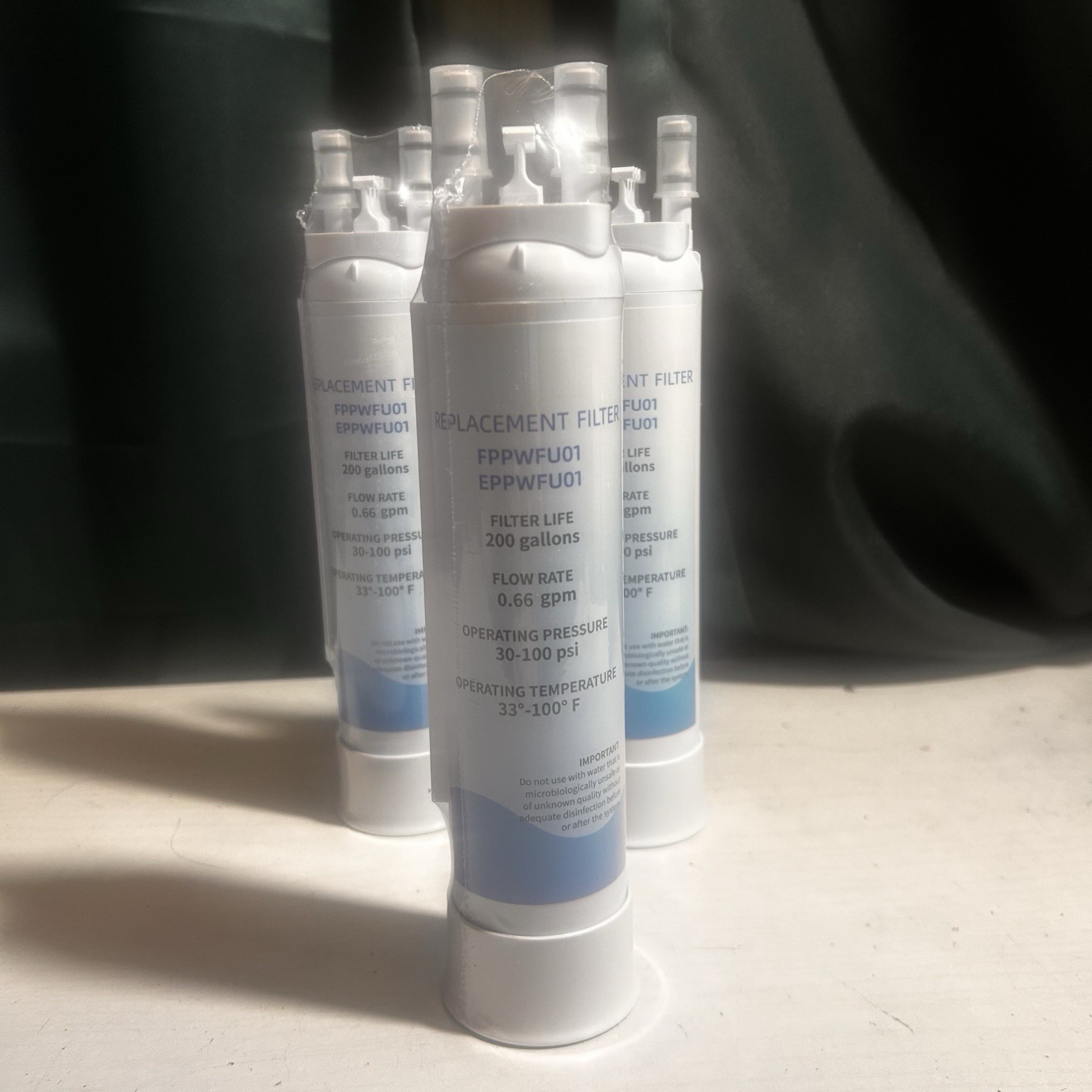 Replacement Filters Unbranded Fppwfu01 Eppwfu01 Water Filter 2 SEALED 1 UNUSED