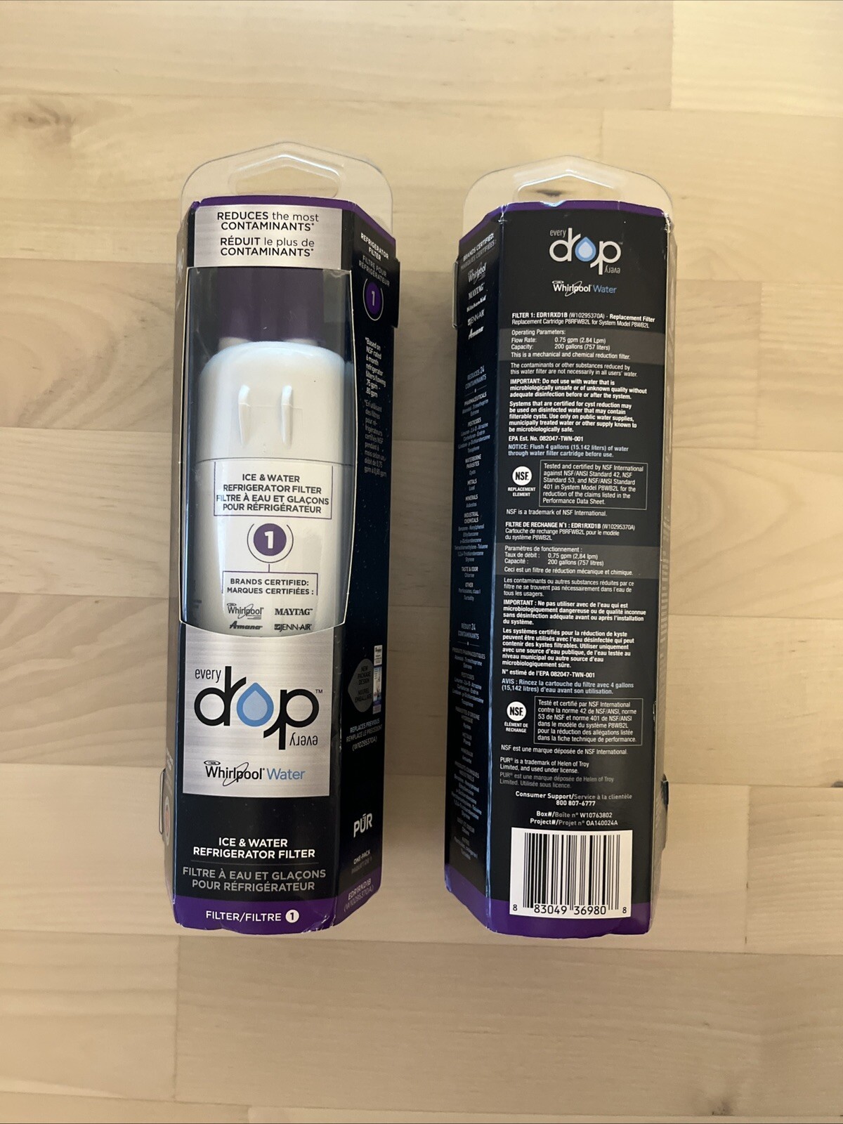 Whirlpool EveryDrop #1 ΕDR1RXD1 Refrigerator Ice and Water Filter