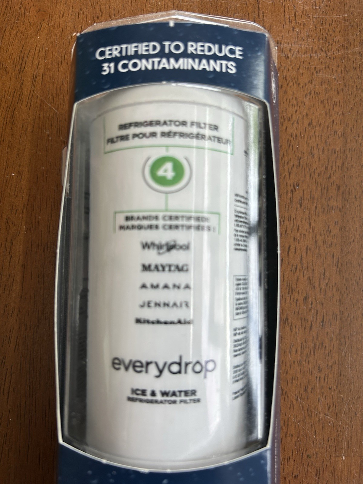Everydrop Refrigerator Ice Water Filter #4 EDR4RXD1 6 Months Filter Life Sealed
