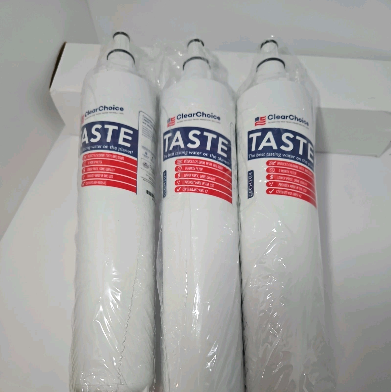 3 Clear Choice TASTE Water Filters CLCH104 – 6 mo. 300 gal. Make in USA