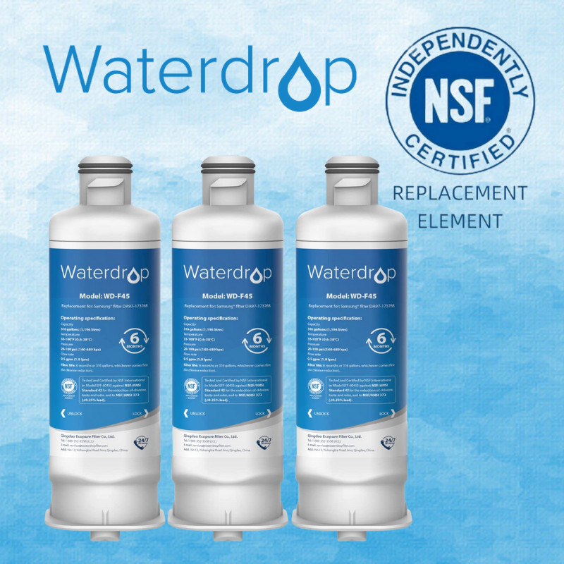 Waterdrop DA97-17376B Replacement for Samsung HAF-QIN/EXP Refrigerator Filter(3)