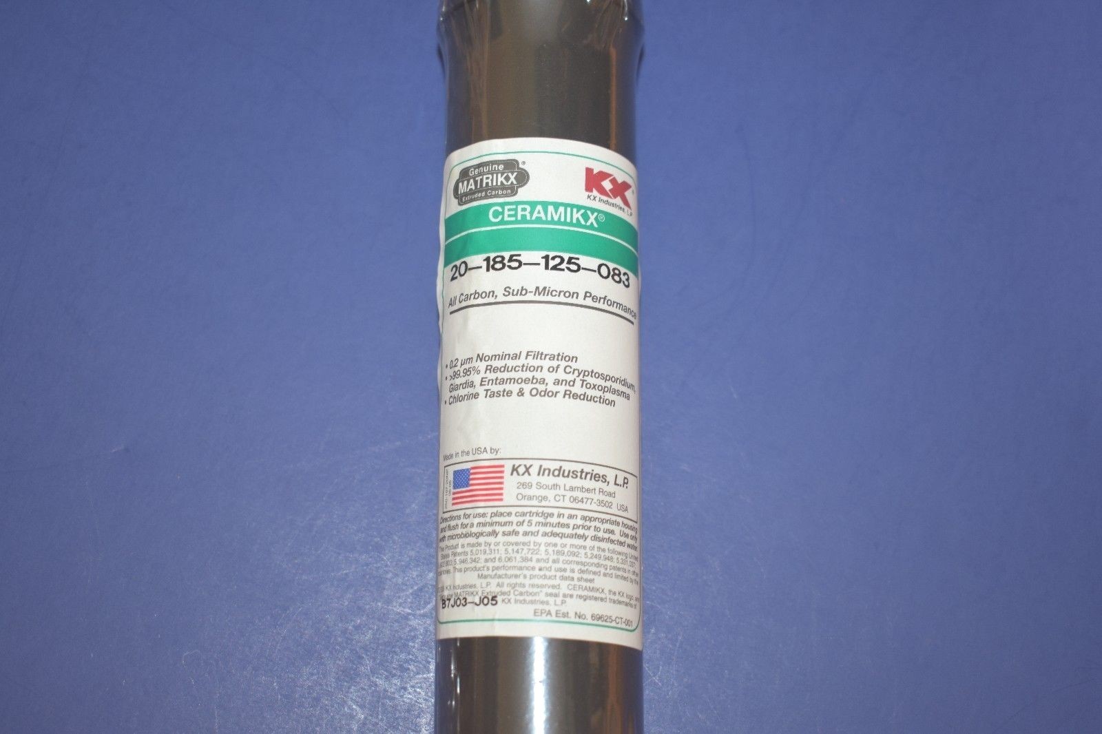 New Genuine Matrikx Ceramikx Water Filter 20-185-125-083