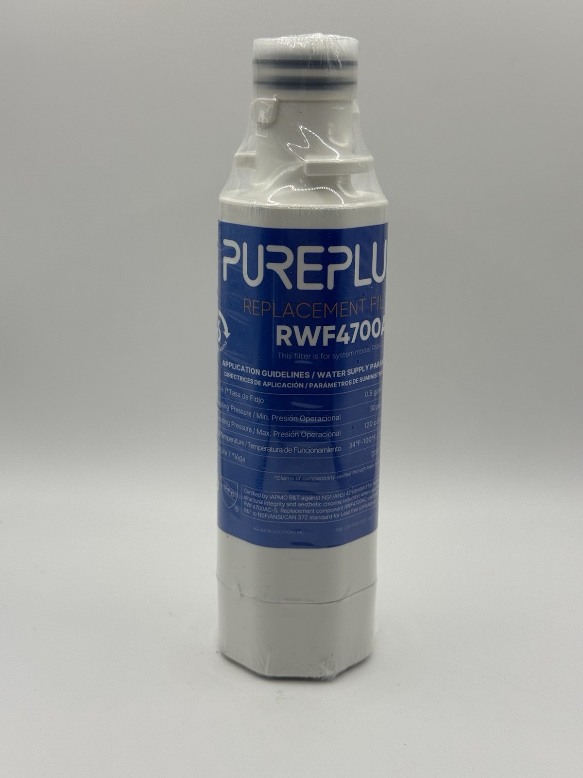 PUREPLUS RWF4700A Refrigerator Water Filter, New Sealed, RWF4700AC