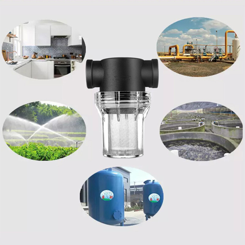 G1/2″ 3/4″ 1″ 40 Mesh Strainer Water Pump Filter Garden Irrigation High Flow New