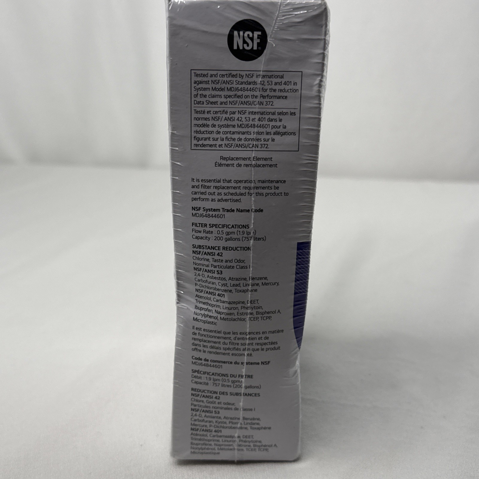 LG LT1000P2 6-Month / 200 Gallon Refrigerator Replacement Water Filter 2 Pack