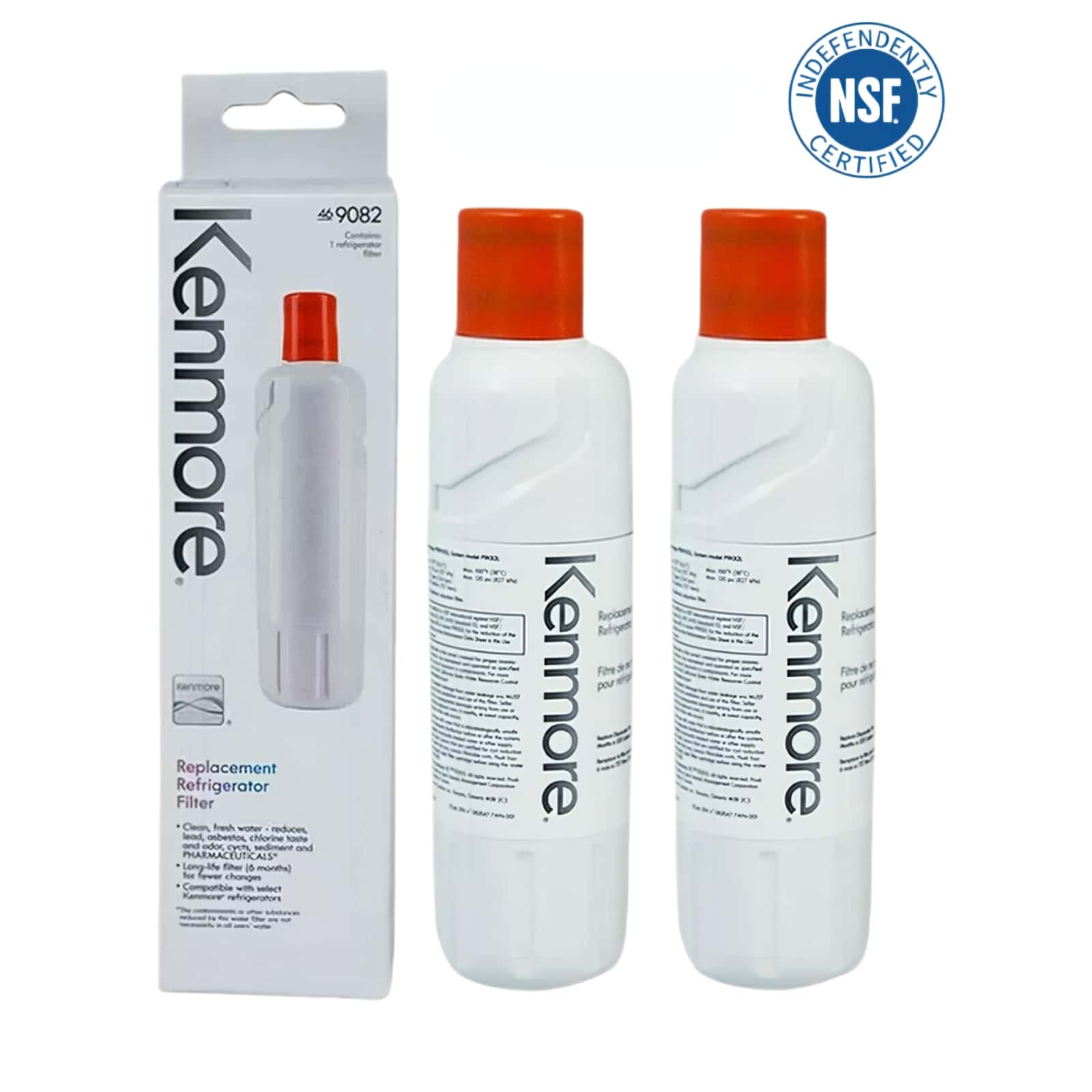 5 Pcs Kenmore 9082 469082 Refrigerator Water Filter 46-9082 US stock-NEW SEALED