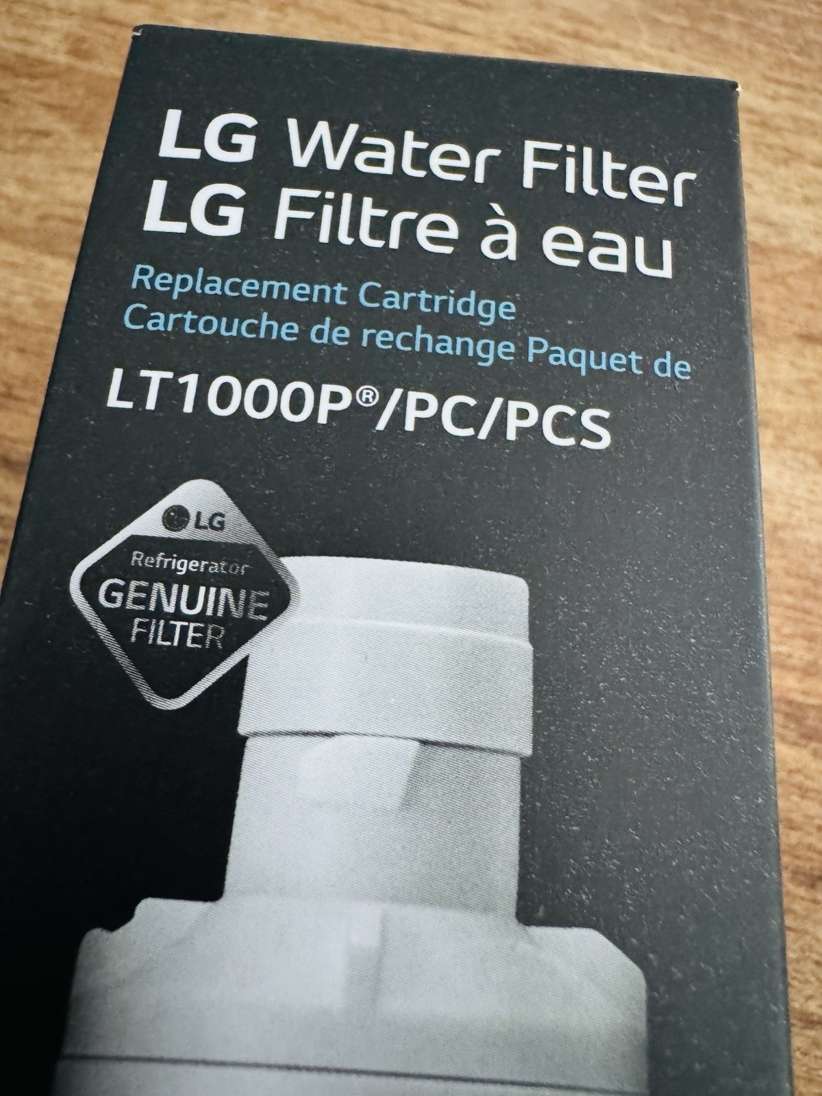 Lot 2 LG Genuine LT1000P/PC/PCS Refrigerator Replacement Water Filter is SEALED