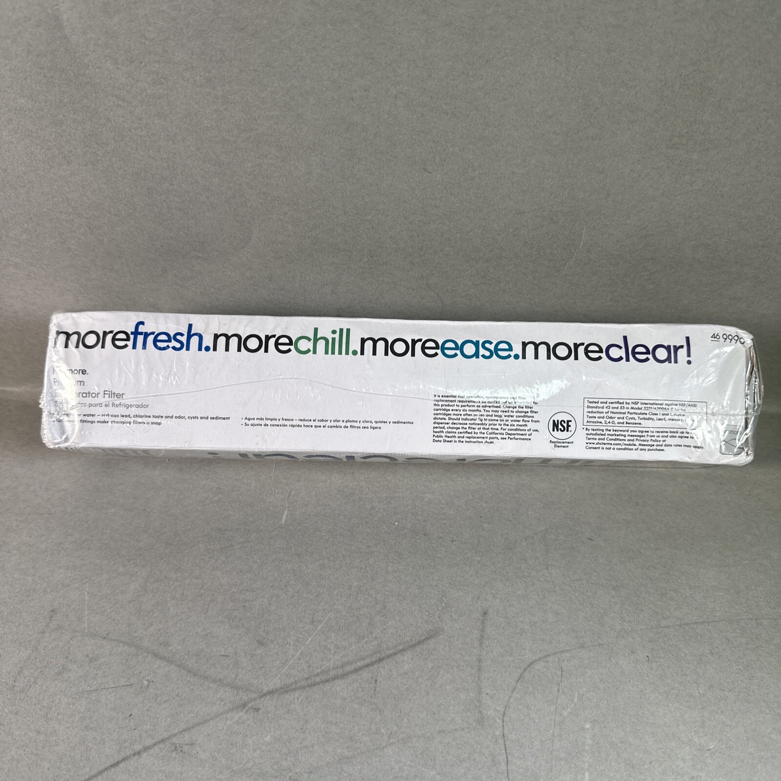 New Kenmore OEM Clear 46-9990 Premium Refrigerator Filter Sealed 469990 9990 NIB