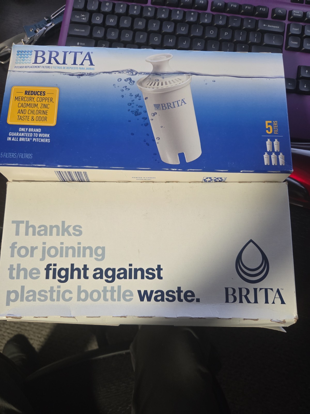 Brita – Standard Replacement Water Filter – 987554 – 10 Pack – NO Box – See Pics