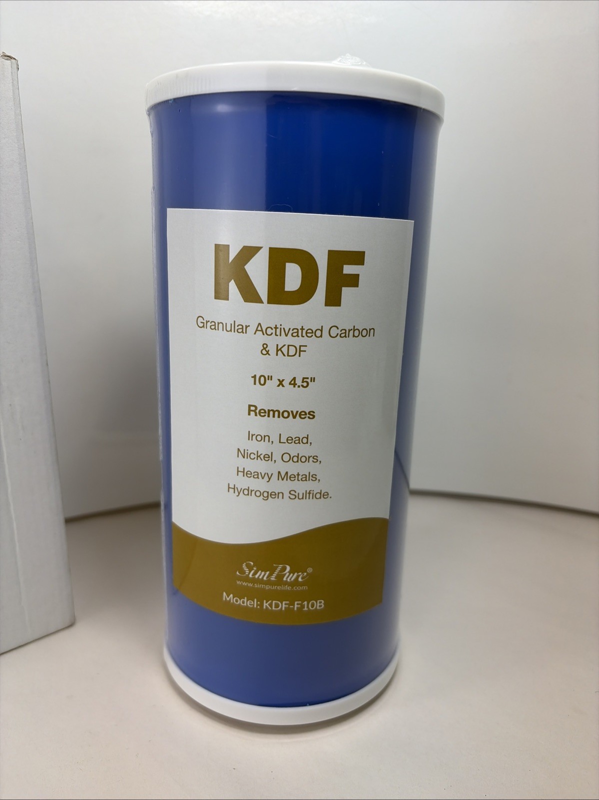 New 10″ x 4.5″ KDF GAC Big Blue Whole House Water Filter Softening Cartridge