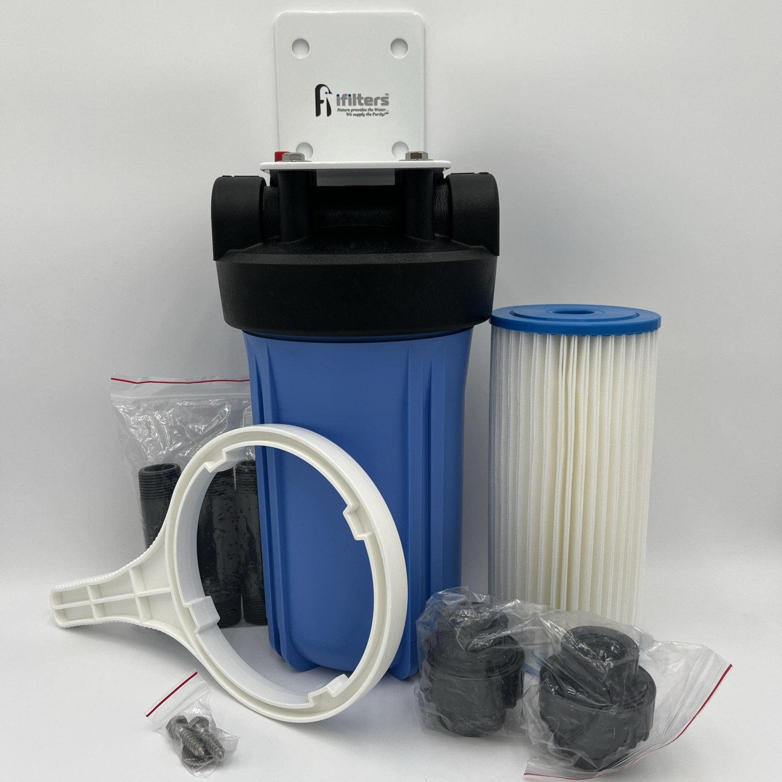 NEW!! iFilters Whole House 10″ Water Filtration System 3 Layer Filtration