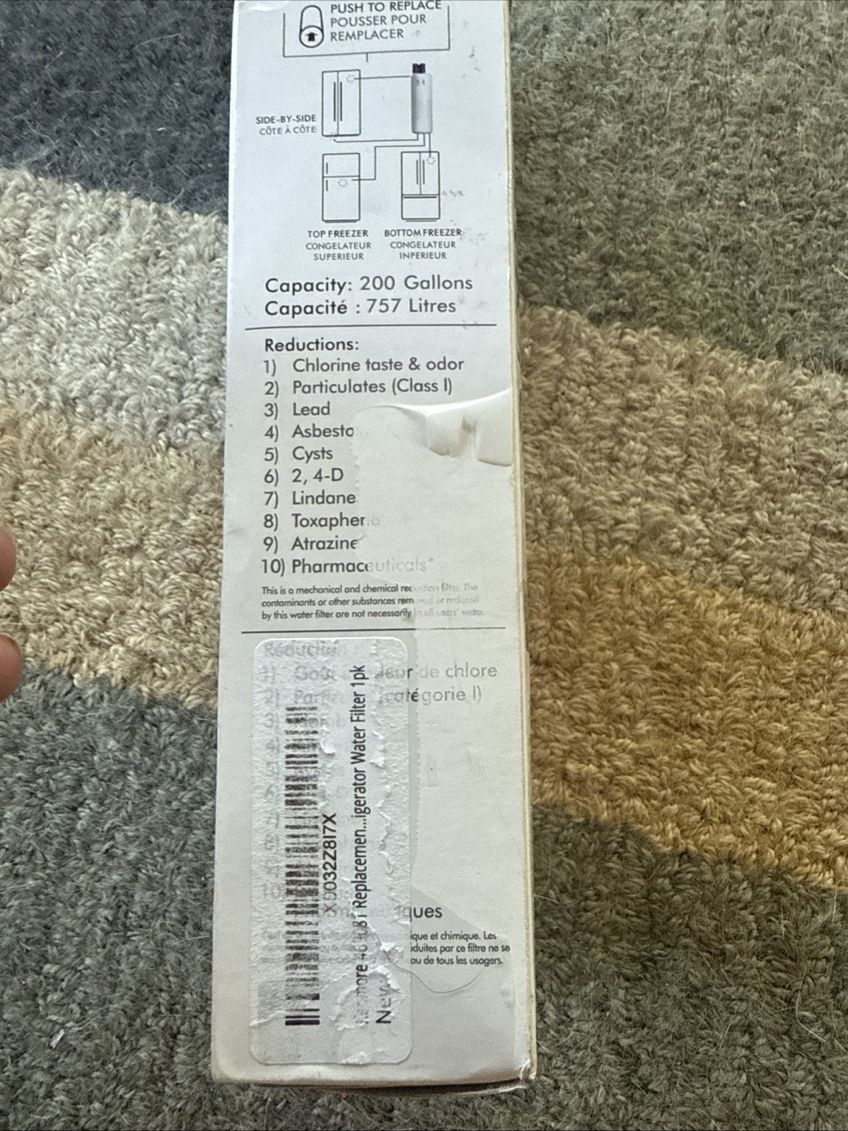 Kenmore 469081 Refrigerator Water Filter – White