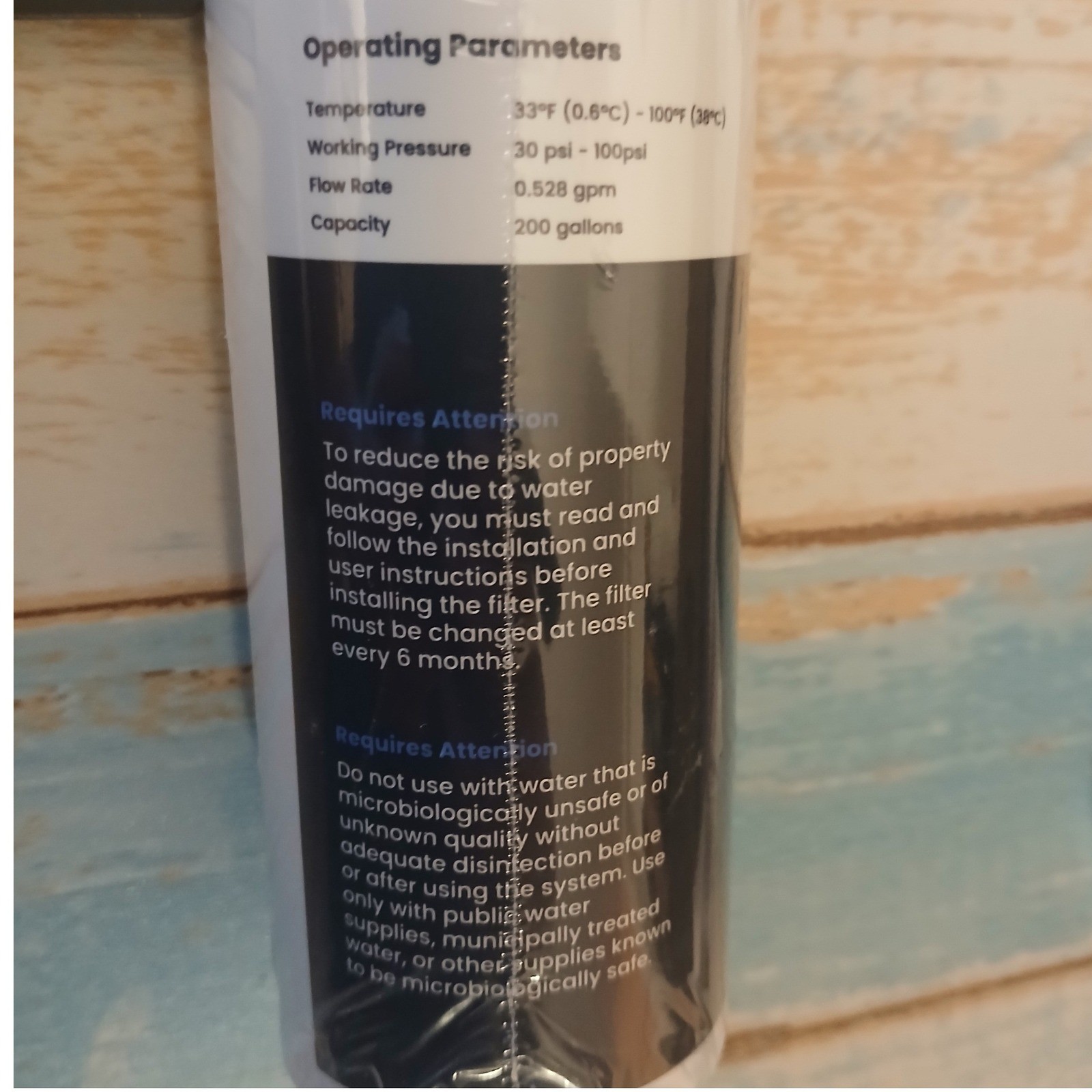 Glacier Fresh GF-XWF Ice and Water Refrigerator Filter NSF Certified Replacement