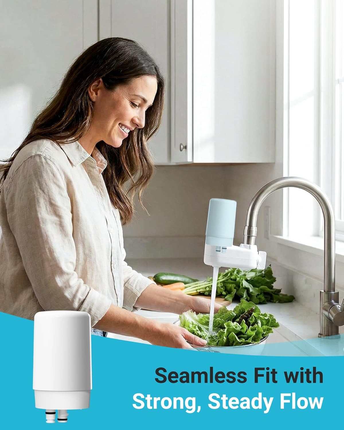 Replacement for Brita Faucet Filter, Brita 36311 On Tap Water Filtration System