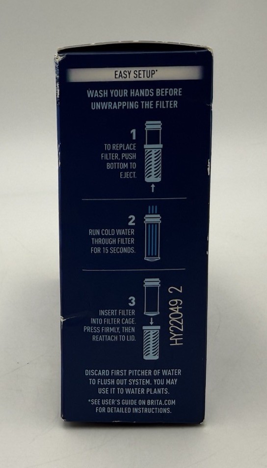 Brita Stream Pitcher Replacement Water Filters ~ 3 Pack ~ Sealed