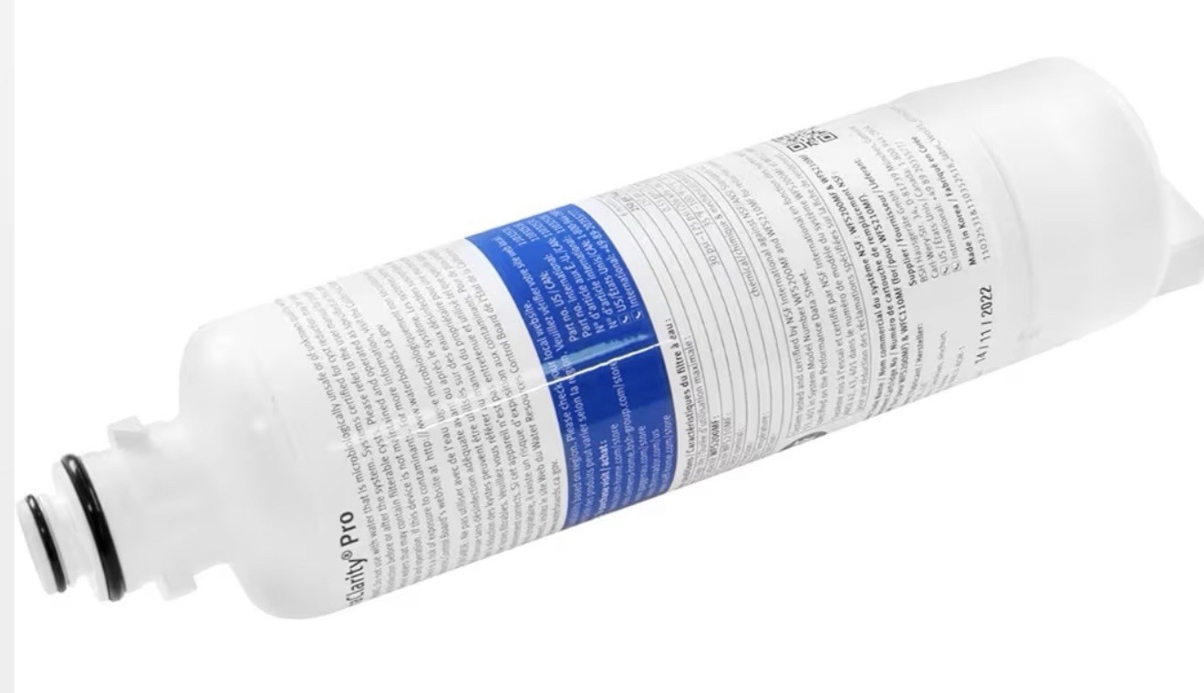 Bosch Ultra Clarity Pro Refrigerator Water Filter – White (BORPLFTR50)💧Sealed