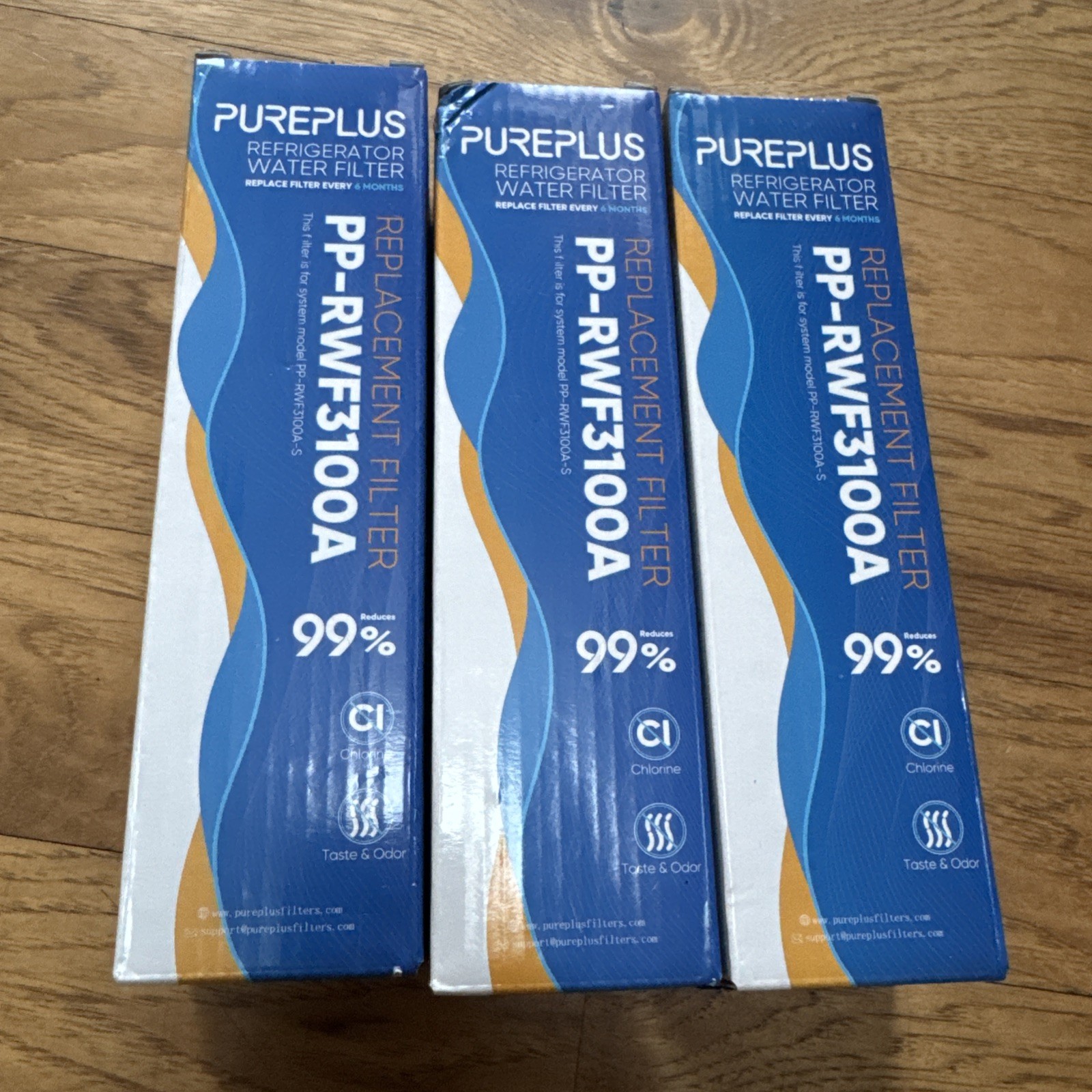 PUREPLUS PP-RWF3100A Replacement Refrigerator Water Filter Lot 3