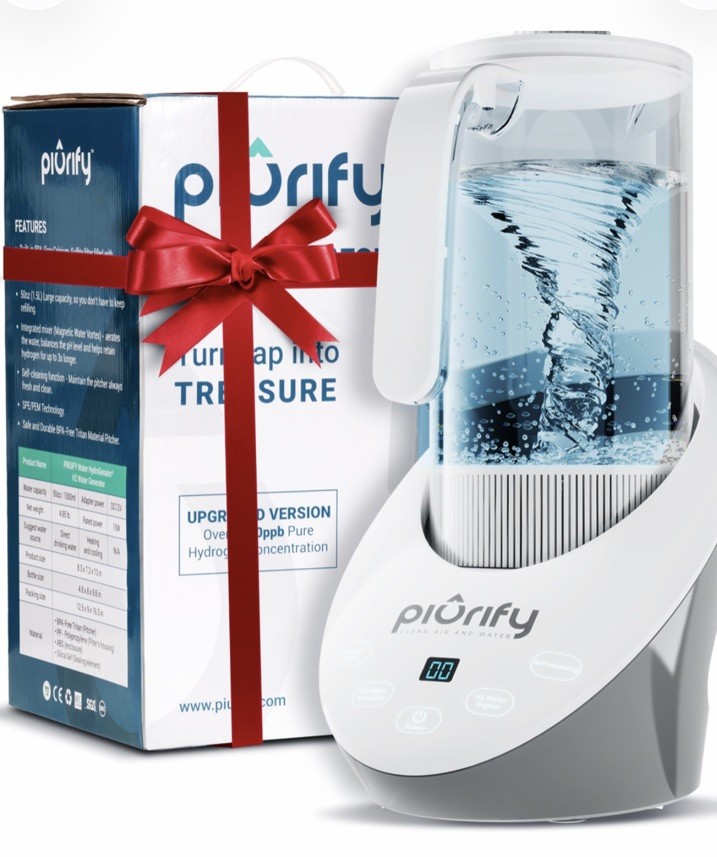 Piurify Hydrogenator Water Machine Pitcher Hydrogen Magnetic H2O Water BPA Free