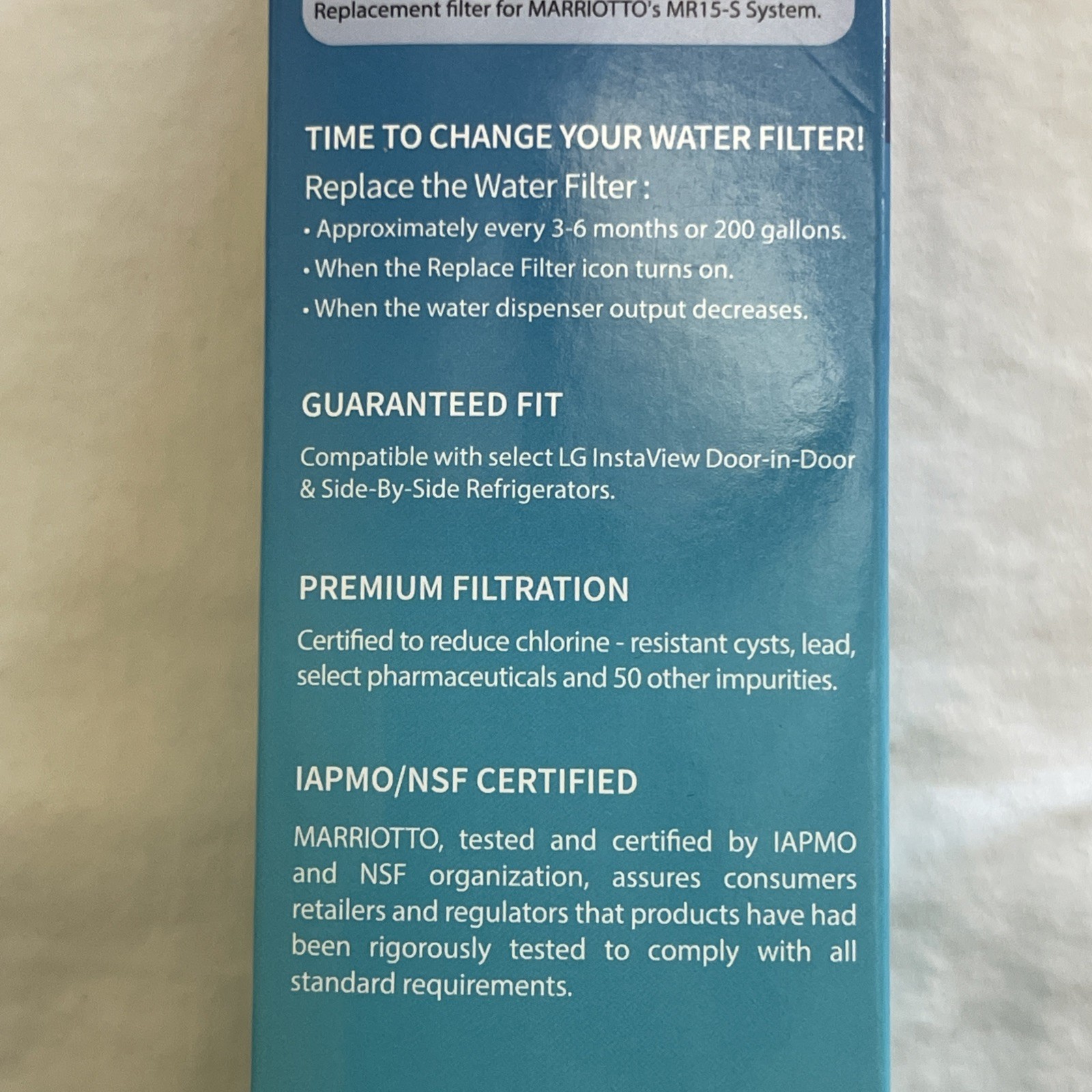 LOT of Leave Water Filter Replacments LV-1000P LG LT1000P ADQ747935 Premium NIB!