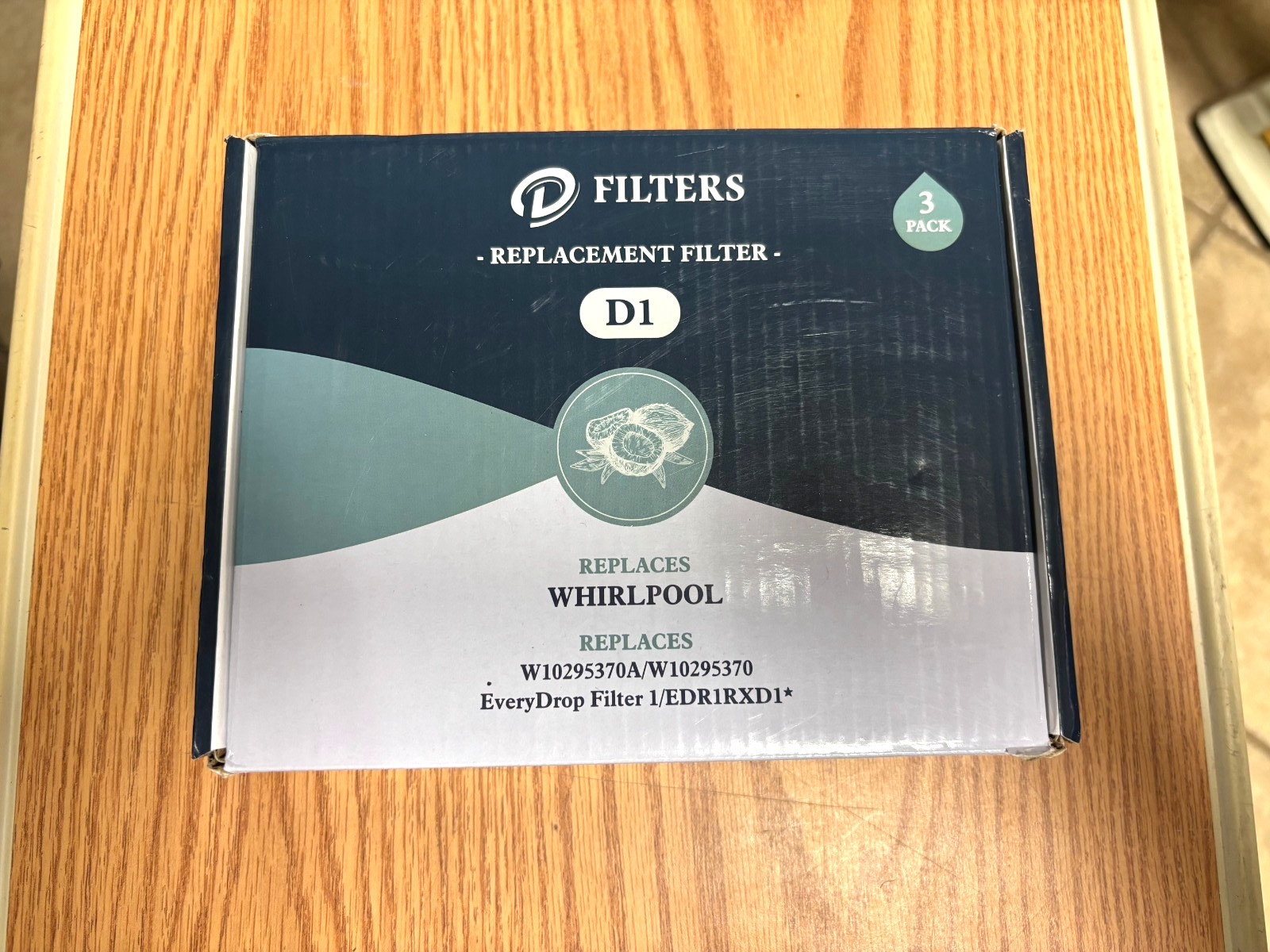 D Filters D1 Replacement Refrigerator Filters W10295370A /W10295370 3 Pack