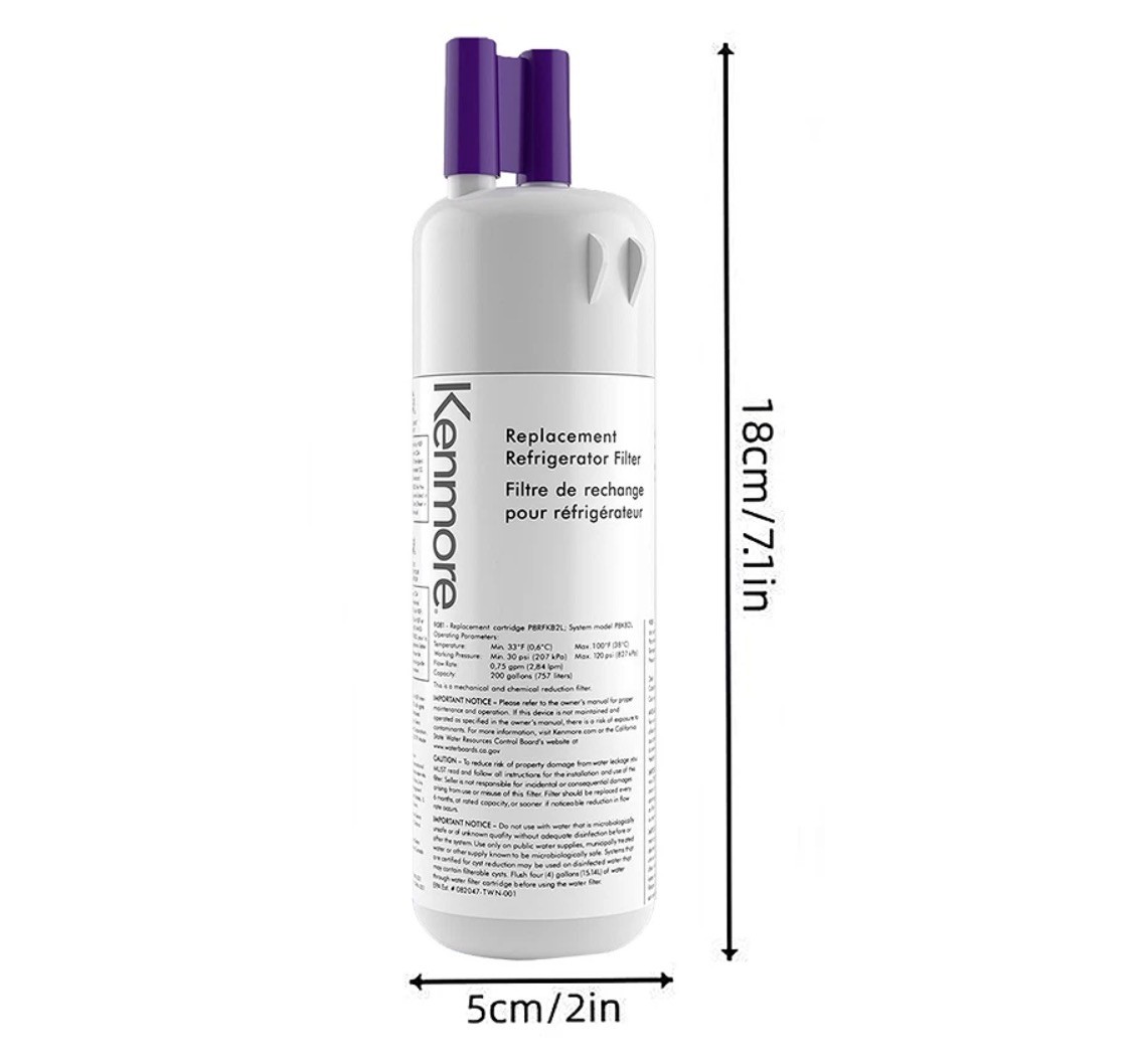 NEW 2Pack Kenmore 9081 469081 46-9930 Replacement Refrigerator Ice Water Filter
