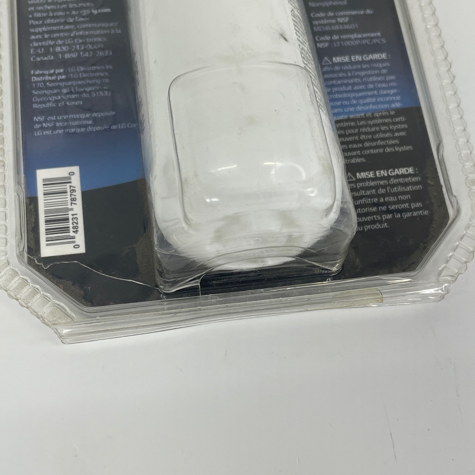 Genuine LG Water Filter LT1000P/PC/PCS Replacement Cartridge *EXPIRED 10/17/2019
