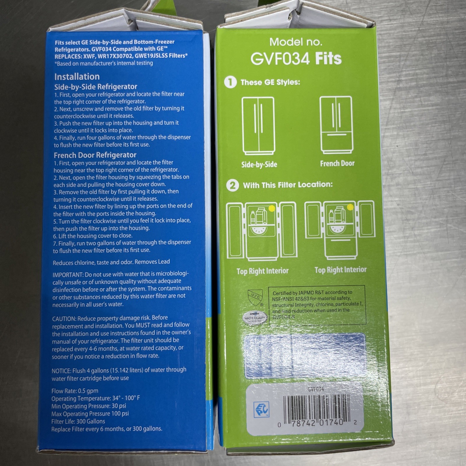 (3) GE Refrigerator Water Filters XWF GREAT VALUE NEW SEALED 6 MONTH 300 GAL