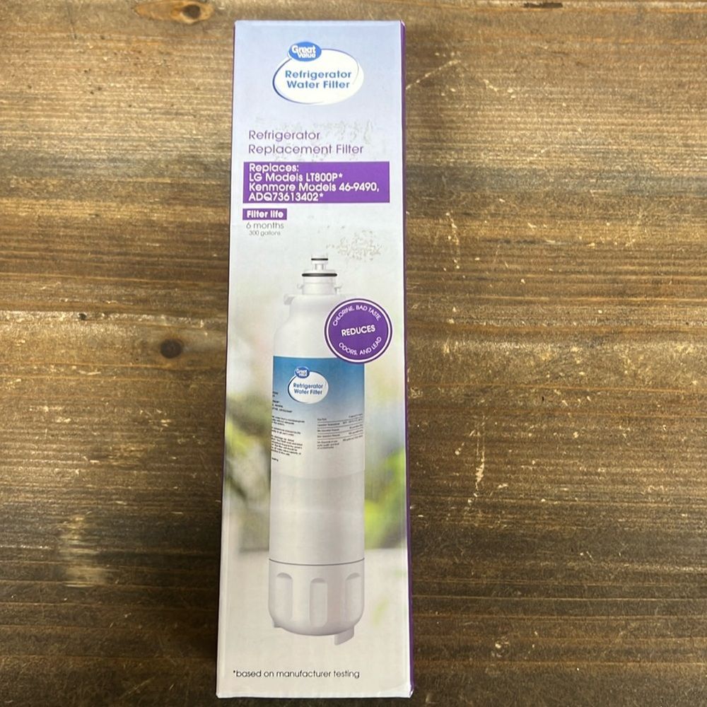 Great Value Replacement Water Filter LG Models LT800P 6 months 300gallons