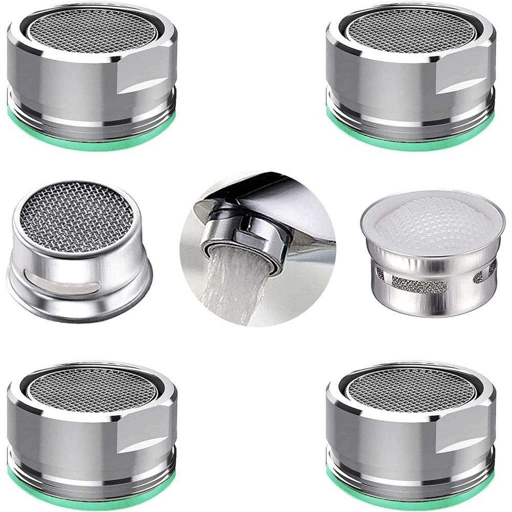4PCS Faucet Aerator, 2 Packs of Aerator Replacement Parts, With Brass