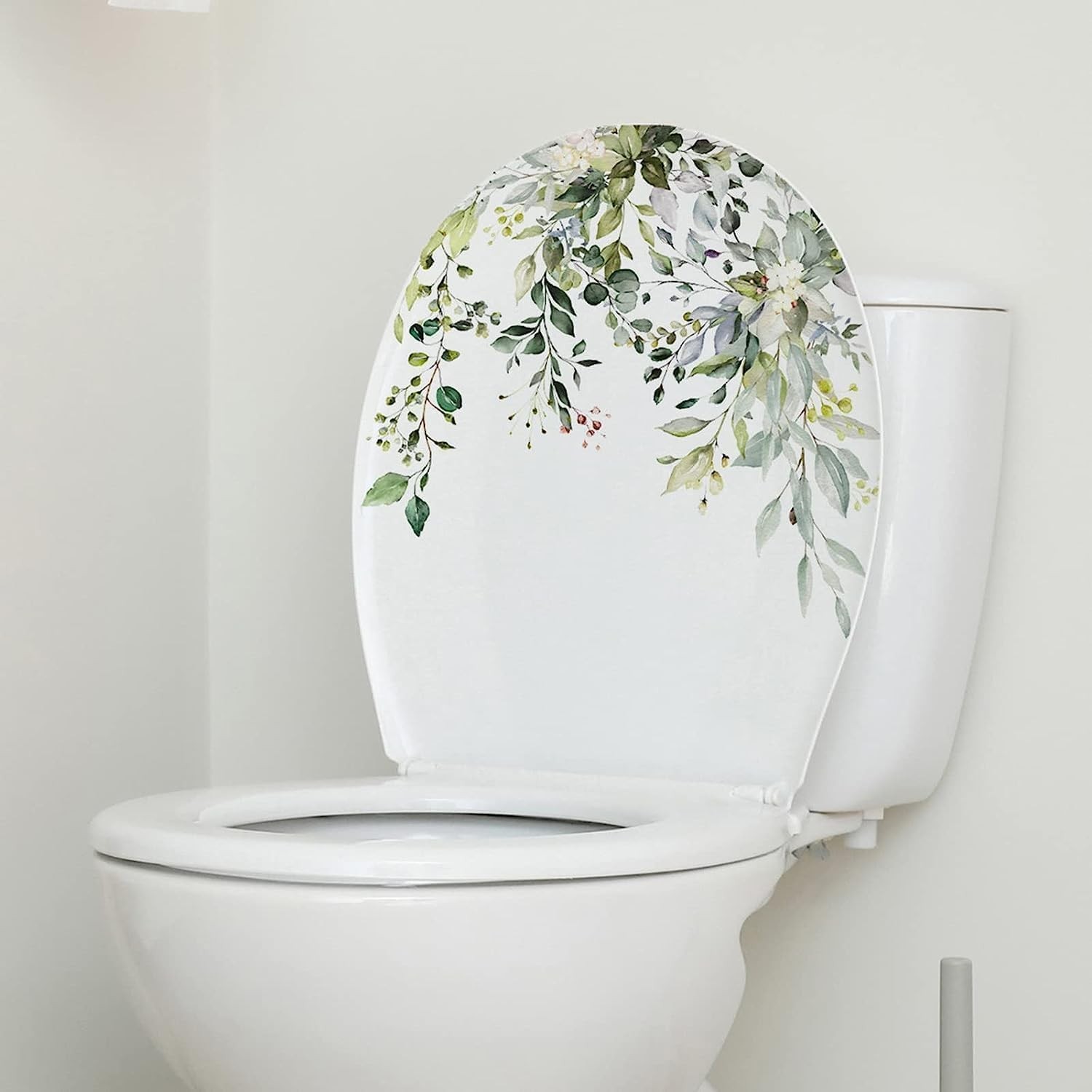 Green Plants Stickers -DIY Removable Waterproof Sticker-2 Sheets Leaves Flowe…