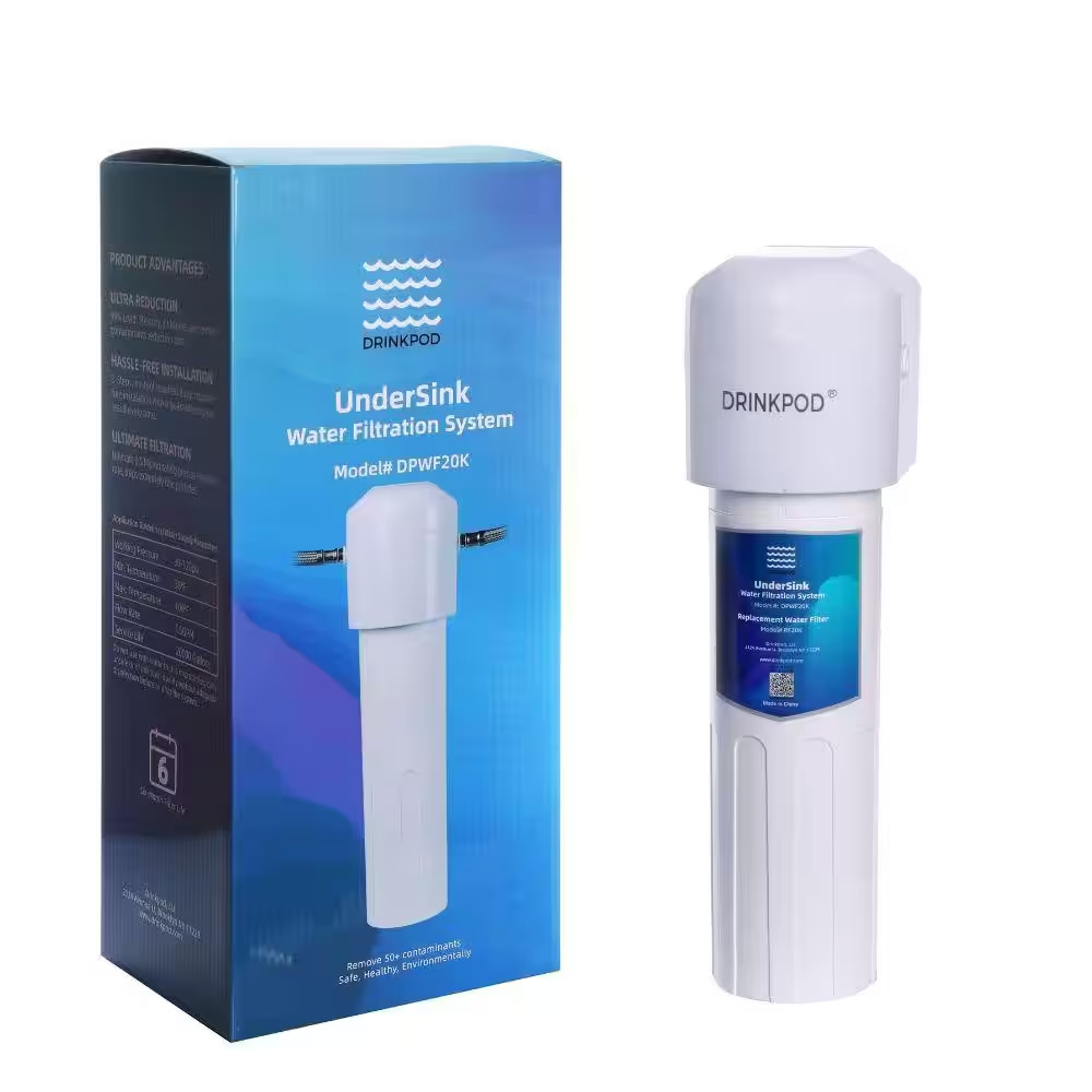 20000 Gal. under Sink Water Filtration System High Capacity with Multi Stage Fil