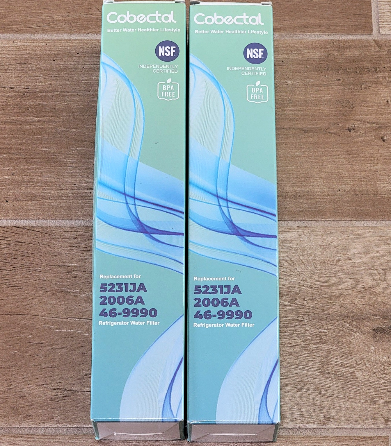 Fit For LG 5231JA2006A And 469990 Water Filter 2 Pack Cobectal
