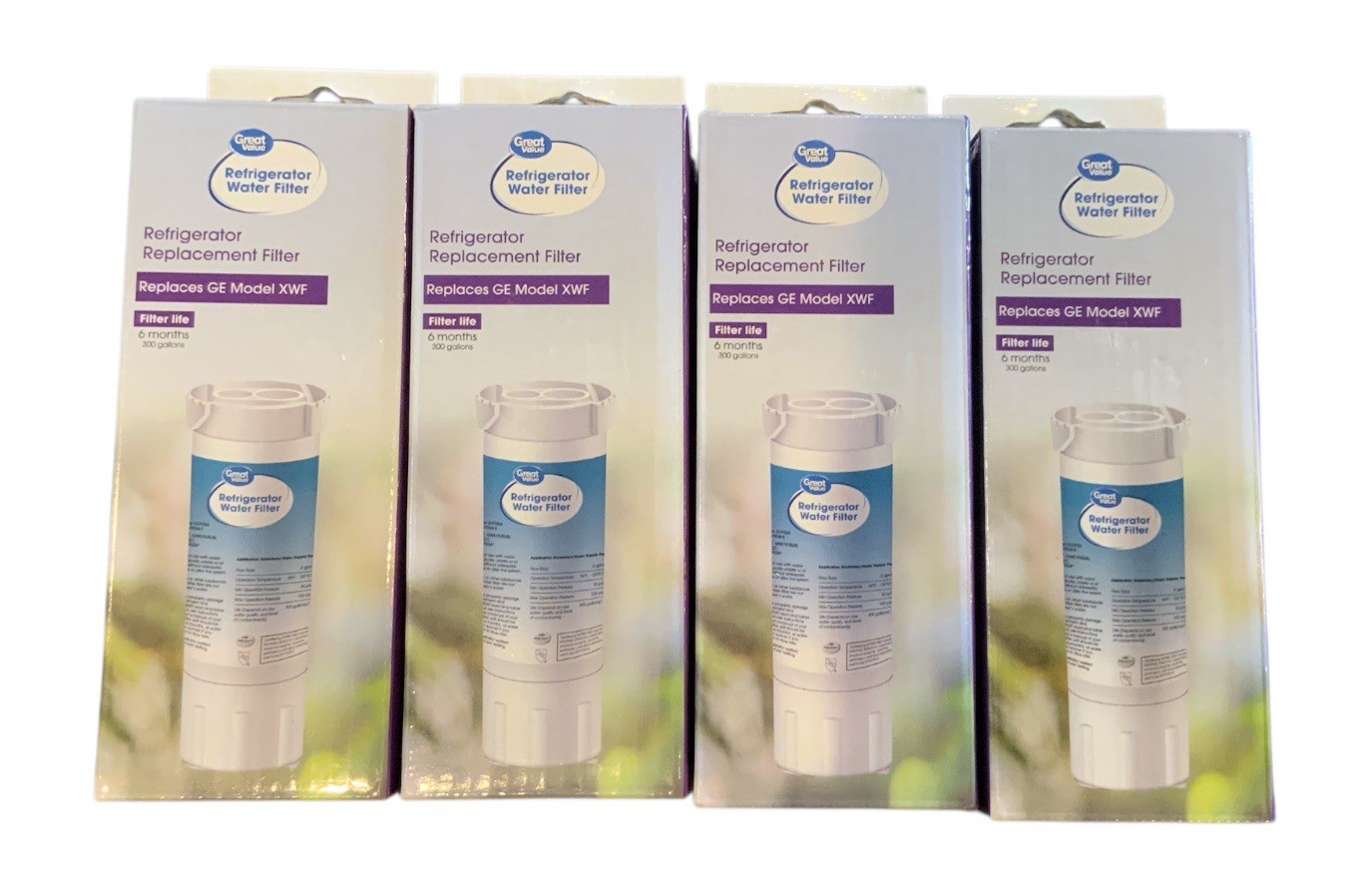 Refrigerator Replacement Water Filter Replaces GE Model XWF Filter Life 6 Months