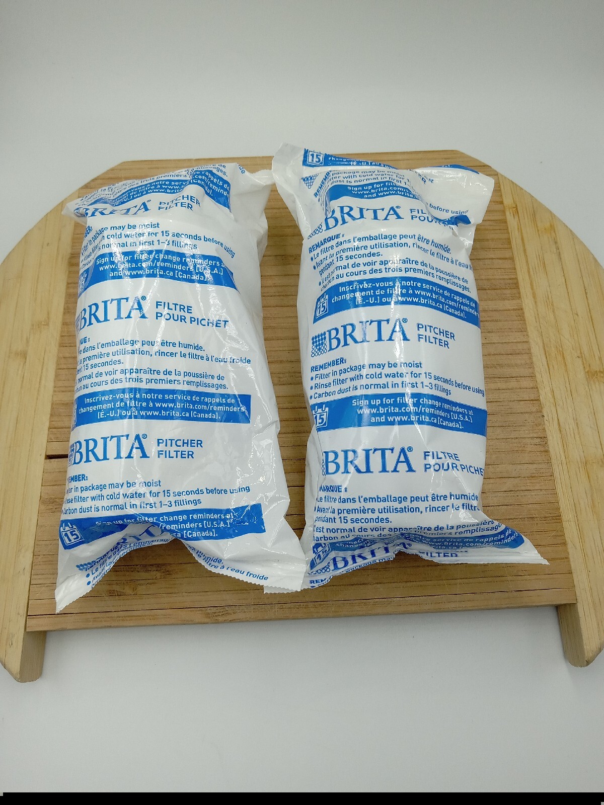 2 Brita Water Filter Pitcher Advanced Replacement Filters 2 Count Pack no box