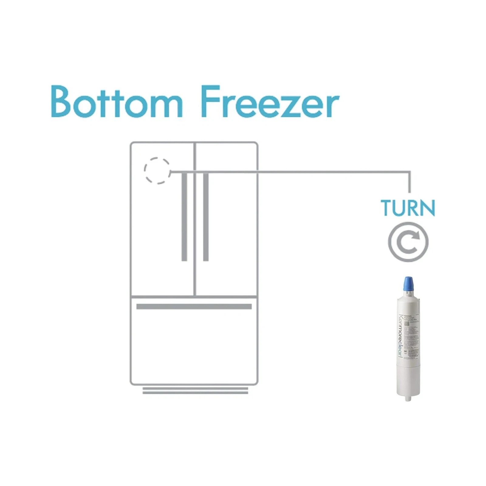 Kenmore 9990 46‑9990 Refrigerator Water Filter