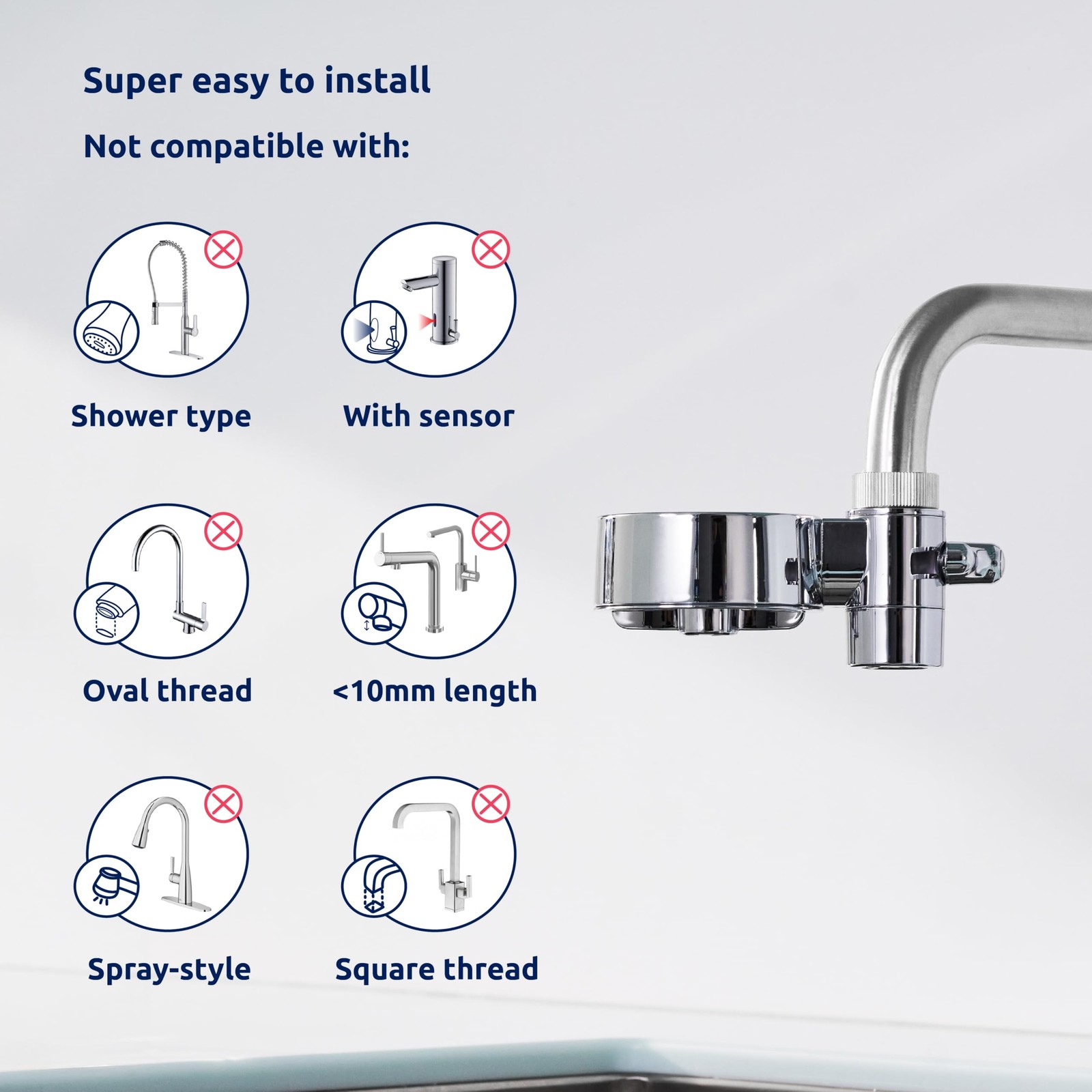 Tappwater EcoPro Compact – Smallest Tap Water Filter Available, Filters 100+ …