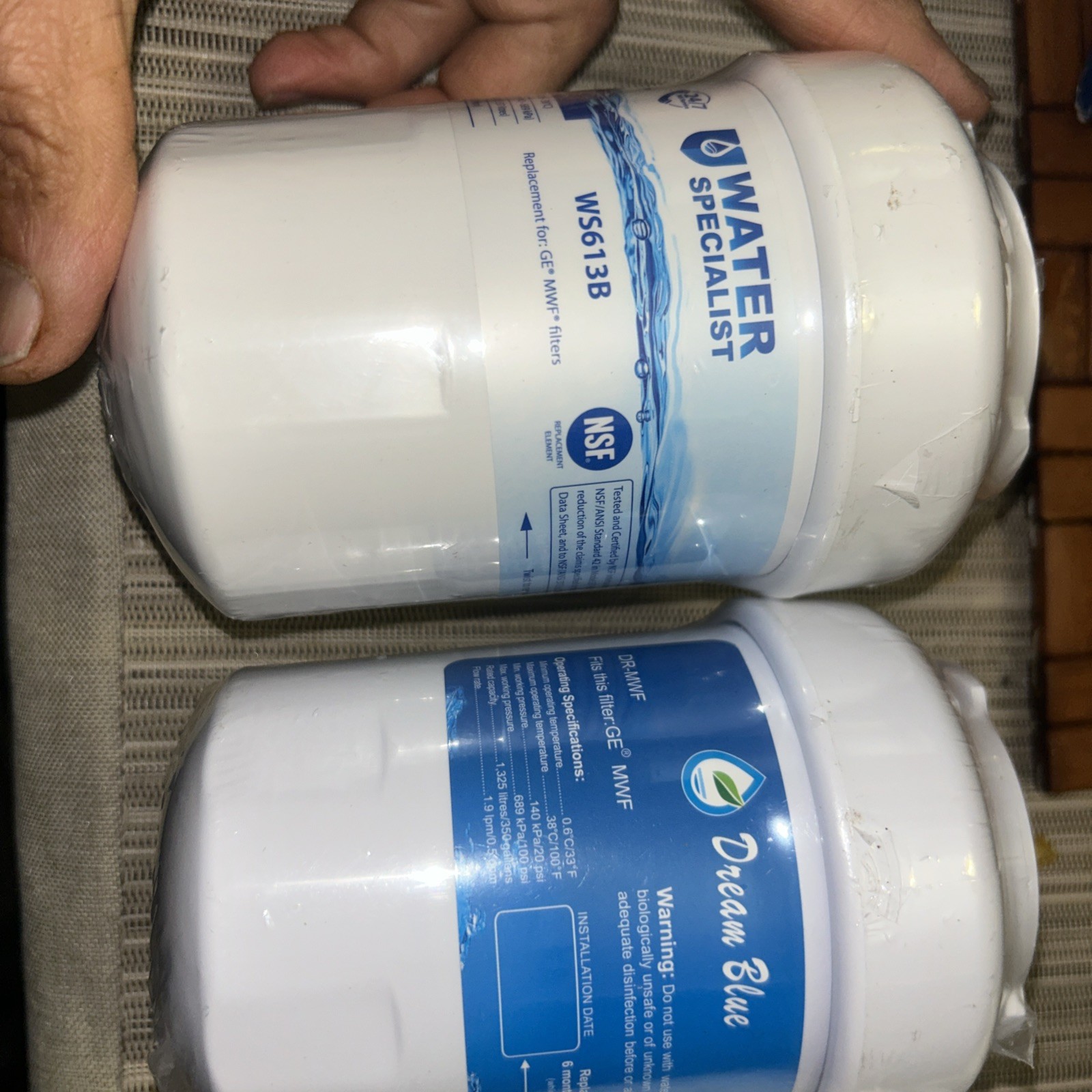 ICEPURE Replacement For GE MWF SmartWater MWFP GWF Fridge Water Filter