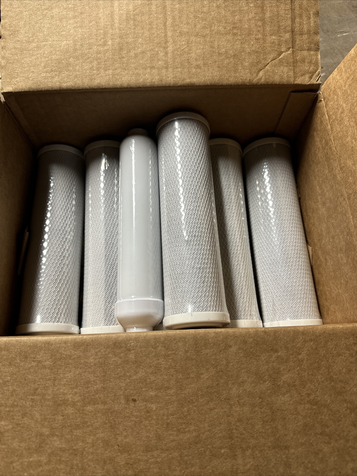 7 Pack 2.75 x 10 In Carbon Block Water Filter Whole House RO CTO Unbranded Plus