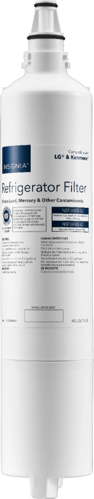 Insignia NSF 53 Water Filter Replacement for LG Refrigerator LT600P 5231JA2005A