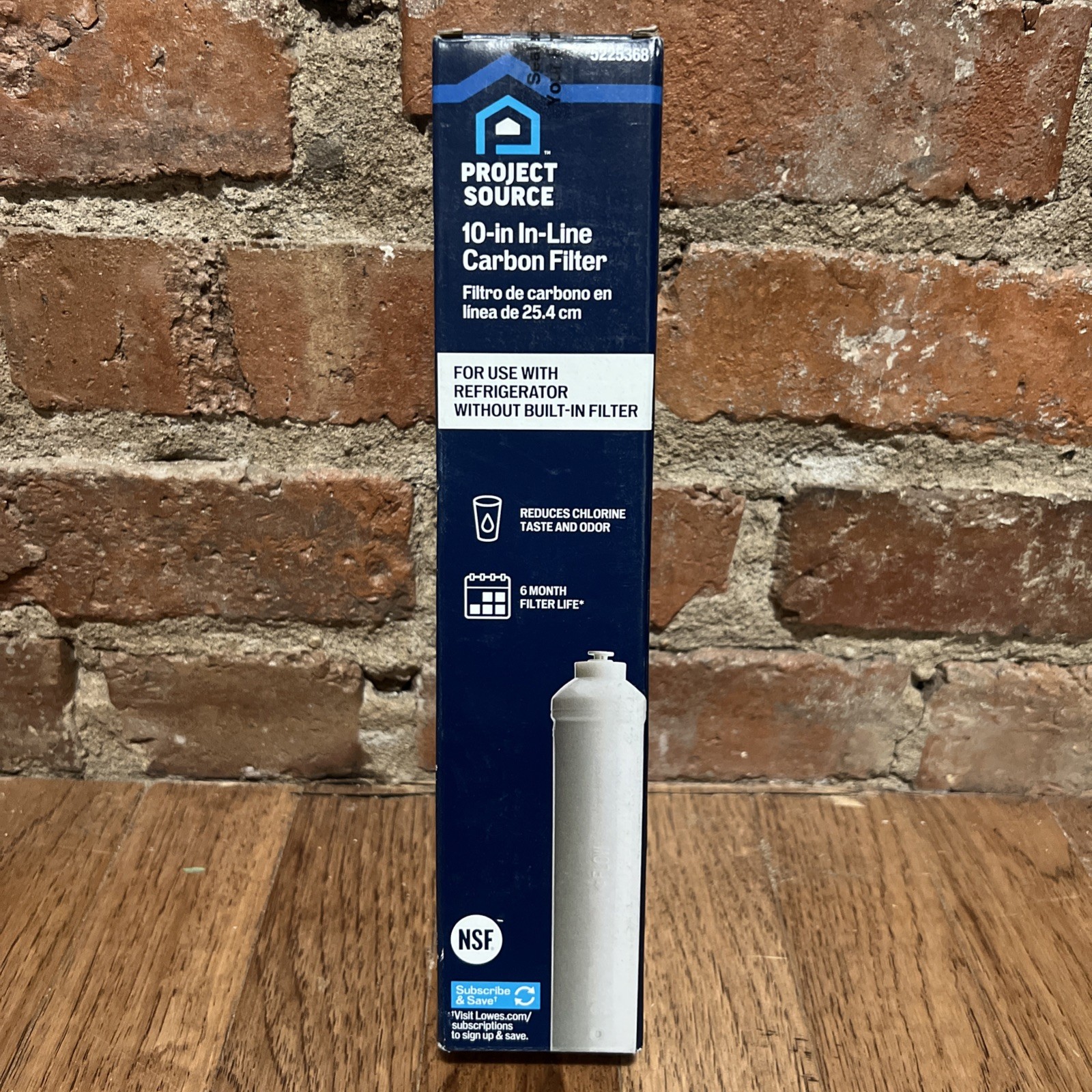 Project Source 10 In In-Line Carbon Refrigerator Filter 1 Pack