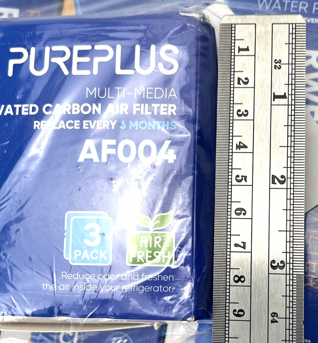 3-pk Pureplus Refrigerator Water Filter RWF4700AC +AF004 Bundle
